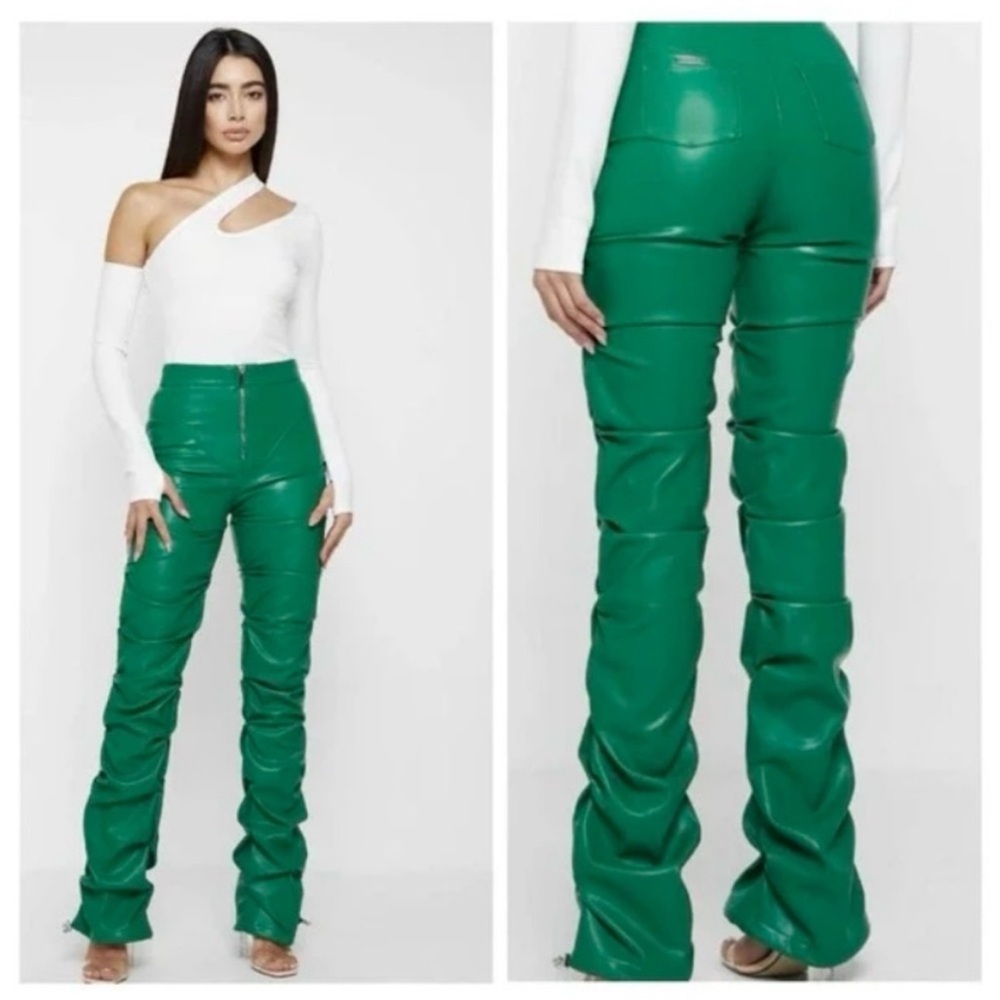 Maniere De Voir Emerald Flare Pants